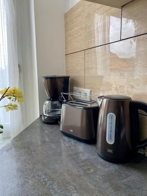 2-Zimmer Zentral In Ferdinandshof, Wlan Modern Bagian luar foto